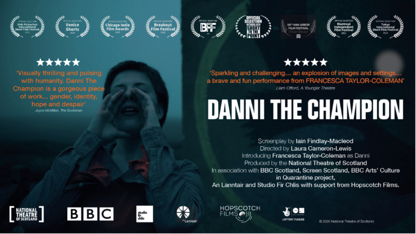 A poster for 'Danni the Champion' (short film).