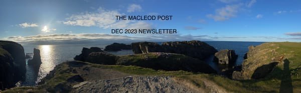 The Macleod Post          December 2023 Newsletter